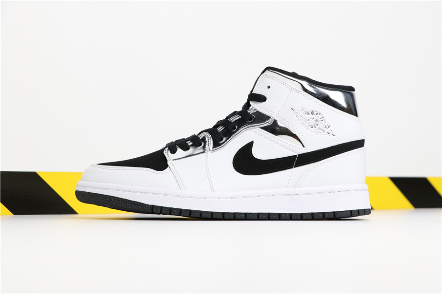 Air Jordan 1 Mid White Black